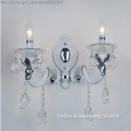 H5037-2W Clear and White K9 Crystal Wall Lighting